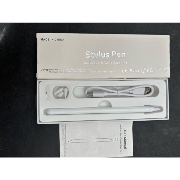 Stylus Pen with Super-Fine Nib and Active Capacitive Functionality