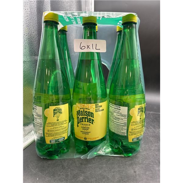 Maison Perrier Forever Lemon Sparkling Water, 6 x 1L Bottles