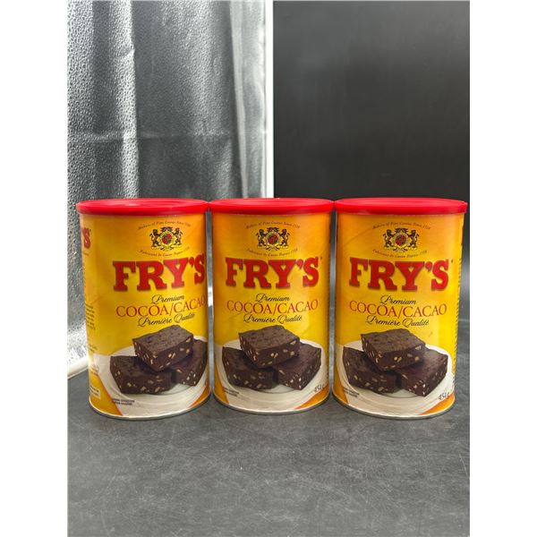 3 Fryâ€™s Premium Cocoa Cans â€“ 375g Each