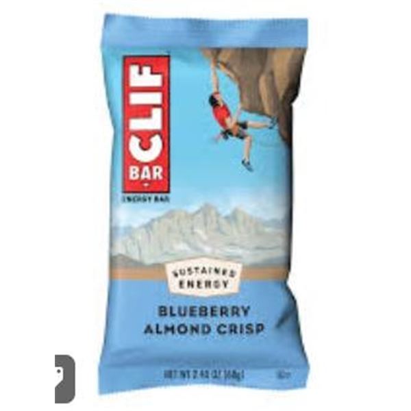 Clif Bar Blueberry Almond Crisp Energy Bars, 12 x 68g