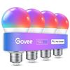 Image 1 : Govee RGBWW Smart LED Bulbs, 4-Pack, Model H600C