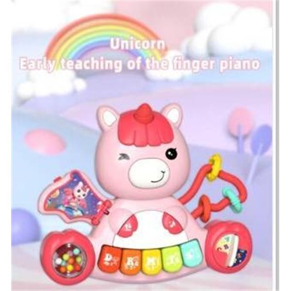 Dborki Unicorn Keyboard With Multi-Colored Keys and Music Features