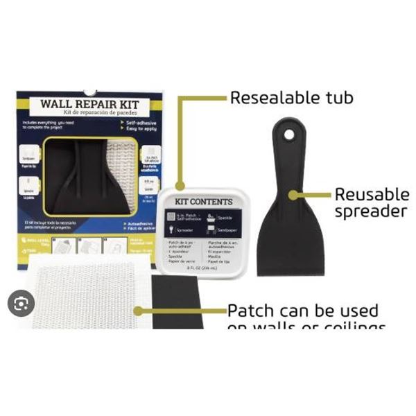 FibaTape Wall Repair Kit for Holes Up to 3 Inches (Lot of 2)