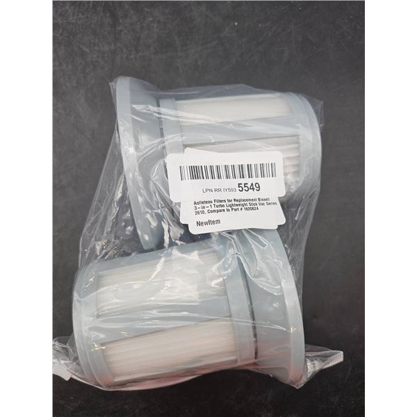 2 Replacement Vacuum Filters for Model HV1005549