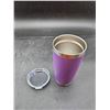 Image 1 : Purple Stainless Steel Insulated Tumbler With Lid and Straws