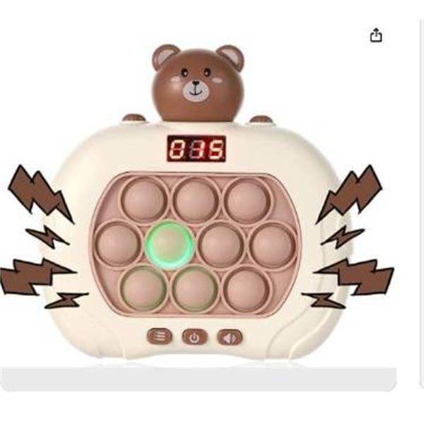 Fast Push Button Game Device With Bear Design For Ages 3+