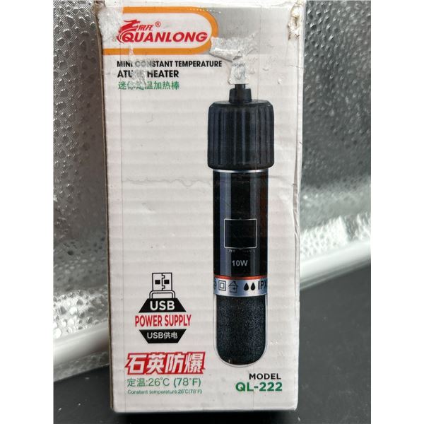 Quanlong Mini Constant Temperature Aquarium Heater Model QL-222