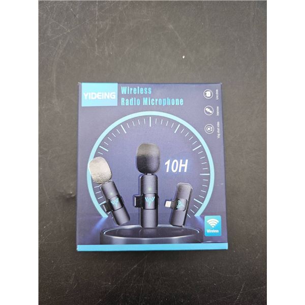 Yideing Wireless Radio Microphone System with Charging Case and Accessories