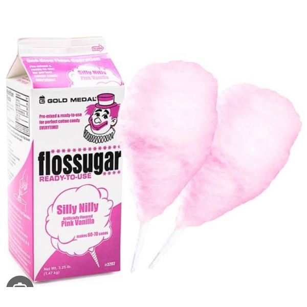 Gold Medal Flossugar Silly Nilly Pink Vanilla Cotton Candy Mix, 3.25 lb2