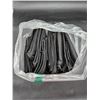 Image 3 : Foldable Black Windowed Clothes Storage Zipper Bag, Set of 4 (Stock photo not exact, does not have h