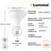 Image 1 : 2 Luminus LED BR40 100W Dimmable Bulbs 5000K 25,000 Hours