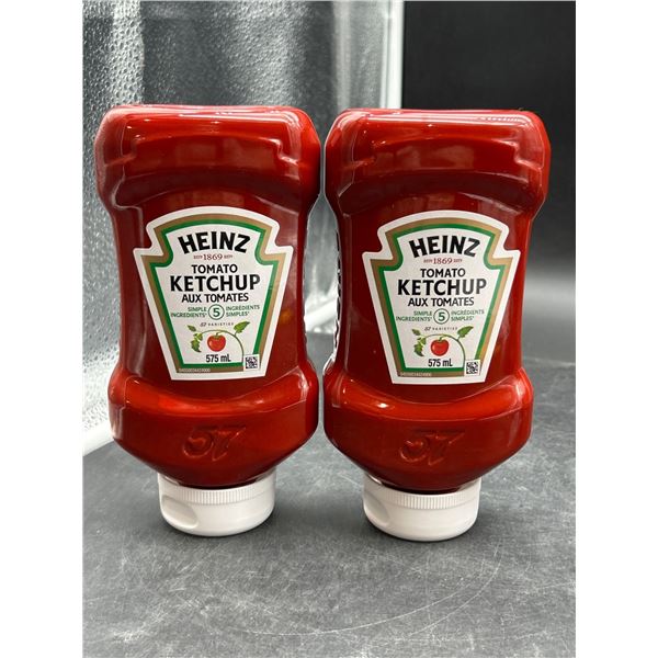 Heinz Tomato Ketchup 575 mL Plastic Bottles â€“ Pack of 2