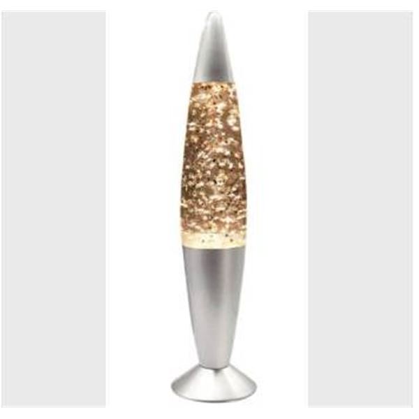 Mini Glitter Lava Lamp LED Vintage Night Light Lamp with USB Warm Rocket Light Lot of 4