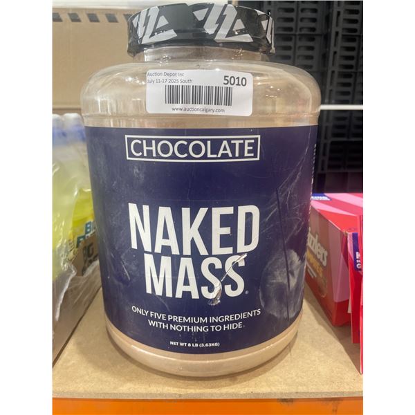 Naked Mass Chocolate Protein Powder 8 lb (3.63 kg)