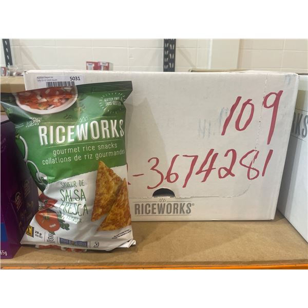 Riceworks Salsa Fresca Gourmet Rice Snacks, 12 x 155g