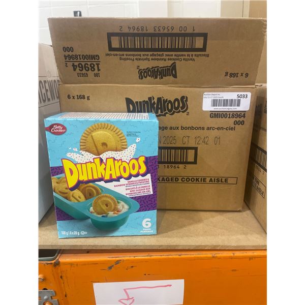 Dunkaroos 6-Pack Cookie and Frosting Snack, 168g Each