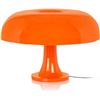 Image 1 : Orange Table Lamp With Dome Shade