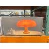 Image 2 : Orange Table Lamp With Dome Shade