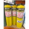Image 1 : TurboTorch MAP/Pro Gas Cylinder Set of Three