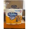 Image 1 : Royale Tiger Towel Paper Towels White 6 Rolls Model 72060