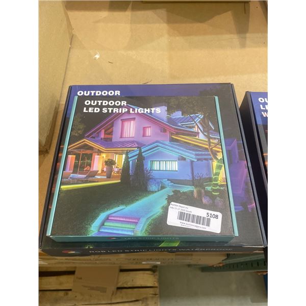 Outdoor LED Strip Lights with Waterproof Feature