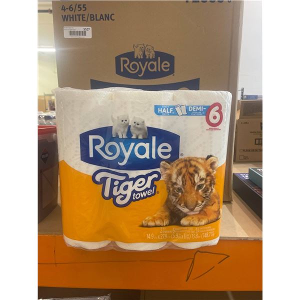 Royale Tiger Towel 4-6/55 Paper Towels 72060-0
