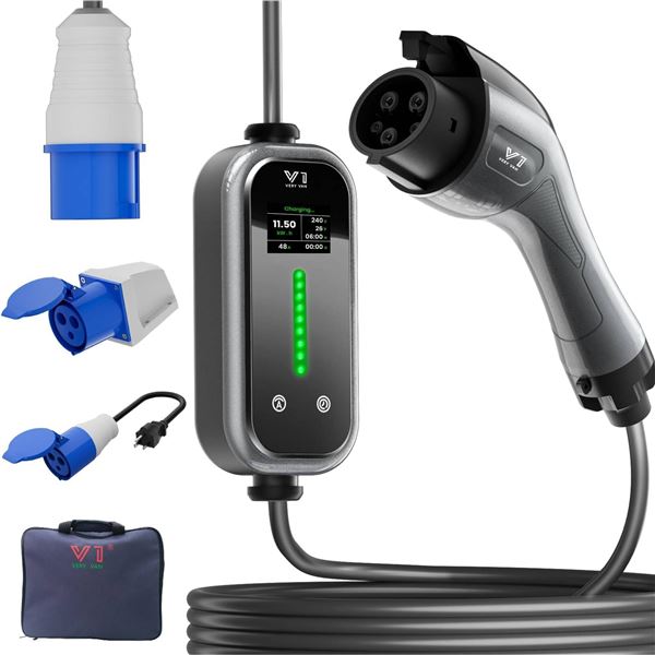 VI Portable EV Charger with Accessories for Electrical Vehicles