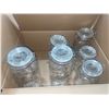 Image 1 : 6 Bormioli Rocco Fido Glass Storage Jars with Clamp Lids