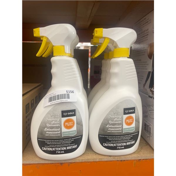 X Gold Foaming Brick Remover Spray, 710 mL Bottles, Set of 4