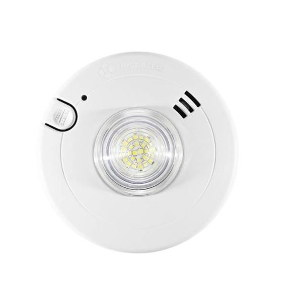 LOT OF 6 â€“ BRK First Alert Smoke Alarm Model 1036168 with Battery Backup