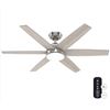 Image 1 : Hunter Anza 52-Inch Indoor Ceiling Fan with Light
