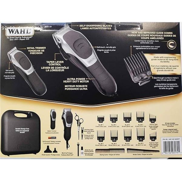 Wahl Hair Clipper Set with Accessories