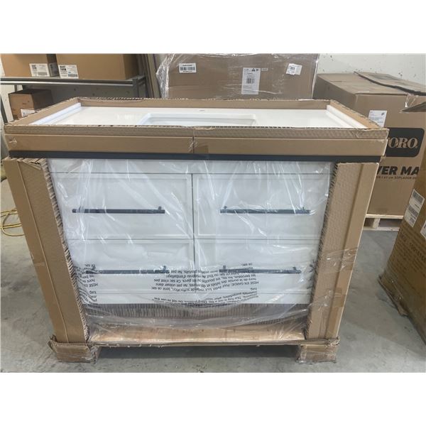 Home Decorators Collection 42-Inch White Vanity With Sink