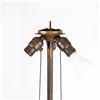 Image 2 : Arts and Crafts leaded lamp with Prairie School design.