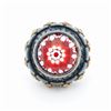 Image 1 : Large Gothic ring with millefiori center