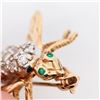 Image 2 : Estate Vintage 14KY/WG Bug Brooch, 3.0 grams