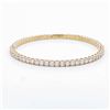 Image 1 : 14KYG 3.60ctw Lab Grown Diamond Bangle Bracelet