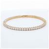 Image 3 : 14KYG 3.60ctw Lab Grown Diamond Bangle Bracelet