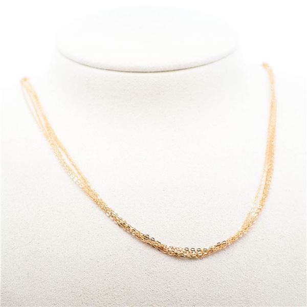 14KYG Italian multistrand Brillo 1.9 grams