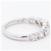 Image 3 : 10KWG 1.25ctw Half Eternity Lab Diamond Band, 7