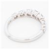 Image 4 : 10KWG 1.25ctw Half Eternity Lab Diamond Band, 7