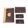 Image 2 : LOUIS VUITTON Monogram Wallet & Key Case Set of 4