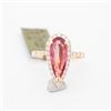 Image 1 : 18KYG 3.01ct Transparent Pinkish Red Ruby & 0.62ctw Diamond Ring, 6.25