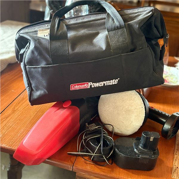 USED COLEMAN CORDLESS CLEANING TOOLS SET