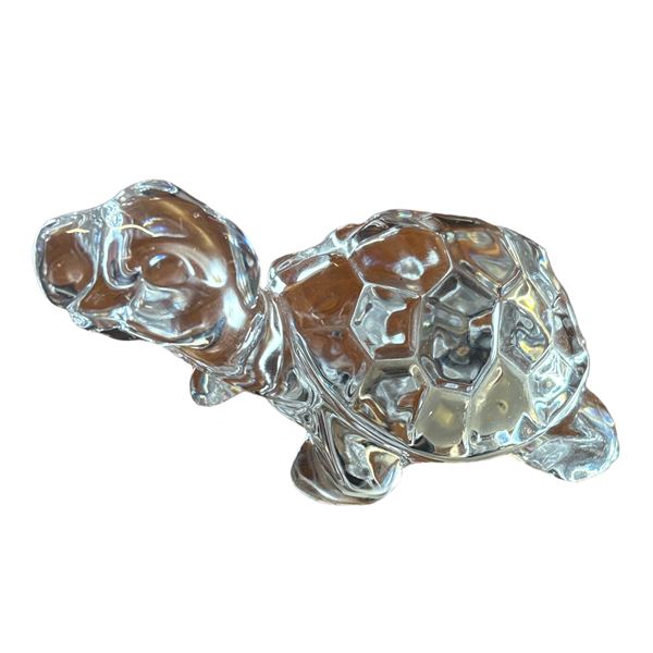 CRYSTAL GLASS TURTLE