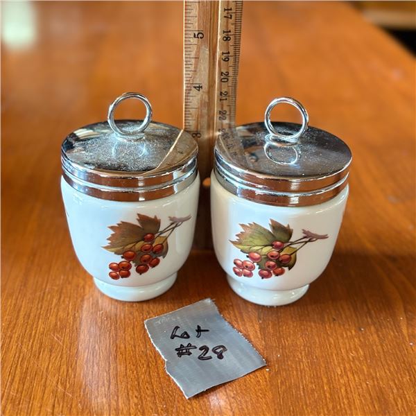 ROYAL WORCESTER - LOT OF 2 CONTAINERS