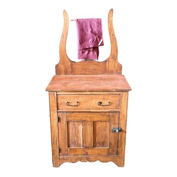 VINTAGE WASH STAND CABINET