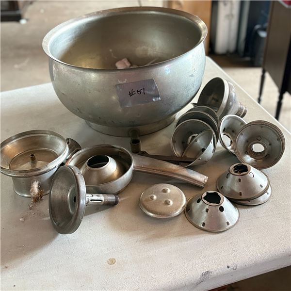 LOT OF CREAM SEPARATOR PARTS / ACCESSORIES