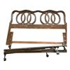 Image 1 : VINTAGE BED FRAME WITH HEADBOARD