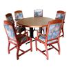 Image 1 : ROUND TABLE WITH 6 CHAIRS
